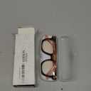 Madison Avenue Oversized Blue Light Blocking Glasses for Women Fashion Blue Light Blockers Anti Eyestrain & UV Protection Computer Eyeglasses (Brown Demi Pink)