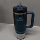 STANLEY Quencher H2.0 Tumbler with Handle and Straw 30 oz | Flowstate 3-Position Lid | Cup Holder Compatible for Travel | Insulated Stainless Steel Cup | BPA-Free | Fluted Marina Shine