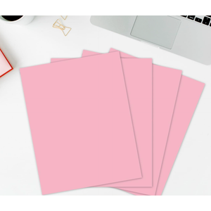 Office Pink Copy Paper, Colored Printer Paper, Copy Paper for Printer, 118 Sheets