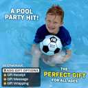 Aqua Dive Soccer Ball Fun Underwater Pool Toy for Ages 8-12 Outdoor Ball Game for Kids Kick, Pass, or Catch Ideal Water Toys for Summer Pool Parties & Beach Games - Fun Gift For Boys & Girls