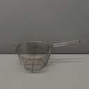 Winco 9 1/2" Round Wire Fry Basket, 6 Mesh