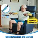 FSA or HSA Eligible, Arm and Leg Exerciser for Seniors, Shoulder Exercise Equipment, Total Body Rehabilitation, Full Body Workout Rehab, Stretch Equipment, 3-Level Adjustable Resistance, Foldable