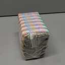 Layhit 150 Pack Pastel Napkins Scalloped Tea Party Napkins with Gold Foil Disposable Ice Cream Party Supplies for Dinner Birthday Wedding Cocktail Beverage Festival