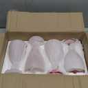 Pink Glasses set of 4, Pink Goblets, Vintage Drinking Glassware, Colored Glassware Set for Party Home Wedding Baby Shower