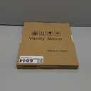 Vanity Mirror with Lights, 8"6" LED Makeup Mirror Built-in 1500mAH Lithium Battery, HD Professional Mirror, Smart Touch with 3-Color Lighting, Dimmable, Lighted Up for Makeup Desk, Travel (White)