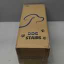 Aodisman Dog Stairs for Small Dogs, 3-Step Non-Slip Pet Stairs for Couch Sofa and Chair, Dog Bed Stairs for Puppy, Older Cat,Grey,13.6" H