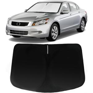 Windshield Sun Shade for Honda Accord 2008-2012, Car Front Window Sunshade with 240T Sun Visor Protector Blocks UV Rays Heat Sun Shield Accessories