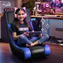 GTPLAYER Floor Rocker Gaming Chair Adjustable Angle Limiter, Ultra Lightweight Ergonomic Floor Rocking Game Seat for Gaming and Lounging, Blue, Standard