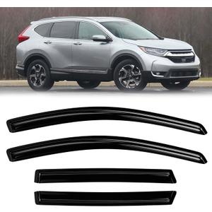 Window Rain Guards Compatible 2017-2022 Honda CR-V 4PC Window Visors Vent Shade Deflector 17-22 CRV