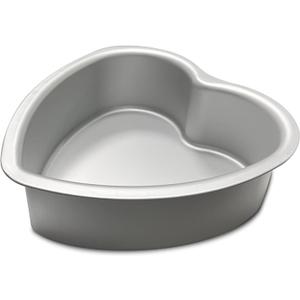Heart-shaped cake pan, heart-shaped cake tin, aluminum, 3-inch deep, 8-inch heart-shaped, for weddings, parties, family and other occasions cake
