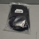 BERON Mens Black Long Wigs Man Curly Natural Black Halloween Cosplay Costume Party or Daily Use Wig Middle Part Hair Wigs