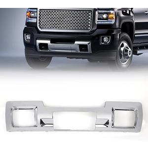 Skid Plate Compatible with GMC Sierra 2500HD 3500HD 2015-2019
4 Door Replacement Front Bumper Skid Plate Panel Chrome 23178964 23178780 GM1053103C