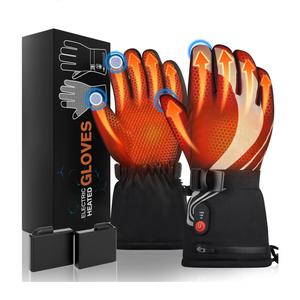Heated Gloves for Men Women 7.4V Battery Rechargeable Electric Heating Work Gloves Touchscreen Waterproof Hand Warmer for Christmas Winter Outdoor Ski Motorcycle Hiking Camping Hunting Gifts