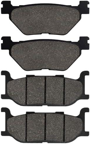 2 PACK Cyleto 3D8-25806-00-00 Brake Pads for YAMAHA XVS950 V-Star 950 Tour 2009-2014 / XVS950A Midnight Star 2009-2013 / XVS950R XVS 950 Bolt 2014 2015 2016