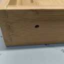 Pipishell Large Bed Tray Table with Folding Legs & Slot, Bamboo, Natural