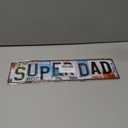 Vintage Super Dad Street Sign Wall Decor Metal Tin Signs for Bar Home Bedroom Garage (15.75L" x 3.94W")