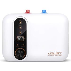 110V-120V 1.5Kw Instant Electric Hot Water Heater Under Kitchen Small Tank 2.5-3.0 Gallon Storage,Rv Trailer Instant Counter Compact Point-of-Use,2 PCs 16 Long 1/2FIP Stainless Steel Water Hose 11L