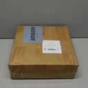 Dewrhiixe Acrylic Side Table, End Table Round Top with Solid Post for Living Room, Bedroom, Balcony, Easy Assembly (Pedestal, Pink)