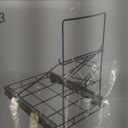 Youeon Pull Out Trash Can Under Cabinet, Adjustable Stainless Steel Under Sink Trash Can Pull Out, Slide Out Garbage Shelf, Fit for 7-11 Gallon Trash Can(Not Included)