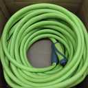 Flexzilla Garden Hose with SwivelGrip, 5/8 in. x 75 ft., Lightweight All-Weather Water Hose, Durable and Flexible, Leak-Free Connections, SwivelGrip, 75ft, Chartreuse