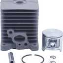 Cylinder Assy 33.5MM Fit for S25 ST155 ST175 ST185 ST285 ST385 ST485 2T 25CC Cylinder Kit W/Piston Ring Pin Clips Assembly Replacement Parts