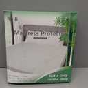 Ruili Twin XL Mattress Protector Waterproof Washable Rayon Bamboo Cooling