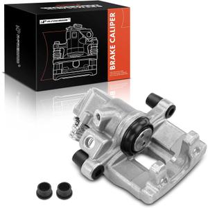 A-Premium Disc Brake Caliper Assembly Without Bracket Compatible with Ford and Mazda Models - C-Max 2013-2018, Escape 2013-2016, Focus 2012-2018, EcoSport 2018-2022, 3, Transit Connect - Rear Right
