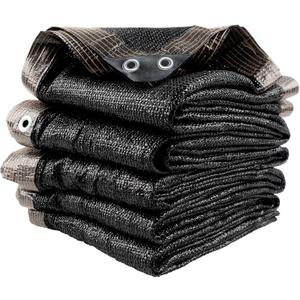 Shade Cloth, 30FT X 50FT 50% Black Outdoor Woven Sun Shade with Grommets, Durable Breathable Netting Shading Antifreezing for Patio, Garden, DIY Home, Plants Cover, Greenhouse, Dog Kennel
