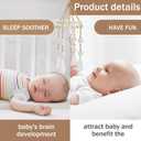 Wenqik Crib Mobile for Nursery Green Leaf Dragon Mobile Crib Forest Green Forest Shower Gift for and(Bohemia)