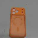 Miracase Magnetic for iPhone 17 Pro Max Case, Compatible with MagSafe, Integrated Silicone Camera Control Cover, 3.0mm Thicken Shockproof Drop Protection Phone Case for 17 ProMax, Orange