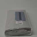 SimpleHome Cream Linen 100% Blackout Curtains for Living Room,84 Inch Length Farmhouse Back Tab Textured Curtains for Bedroom,2 Panels,52" W x 84" L