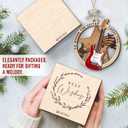 Guitar Ornament 2025 - Musical Instrument Music Gifts for Men Women, Unique Christmas Ornaments for Tree Decor, Guitar Ornaments for Tree Decor, Thoughtful for Boys Girls Musician