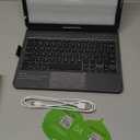 TQQ Touch for iPad 9th Generation Case with Keyboard (10.2", 2021), Multi-Touch Trackpad, 360° Rotatable Protective Cover for iPad Keyboard 9th/8th/7th Gen with Pencil Holder (Gray)