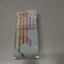 2 x Hapikalor Gel Pens, 6 Pcs 0.5mm Quick Dry Black Ink Pens Fine Point Smooth Writing Pens, Cute Gifts for Women Stocking Stuffers for Teen Girls (1 Count (Pack of 6), Multicolor)