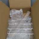 Acrylic Candelabra Centerpieces for Tables, 37.4in Tall 6 Arm Acrylic Candle Holder for Taper LED Candles, Clear Candlestick Holder for Wedding Centerpiece Decor Party Event Reception Decoration