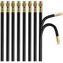 8 Pack Drip Irrigation System Spray Nozzle Replacement with 20cm Bendable Hose for Garden Watering System Raised Garden Flower Beds Watering Potted Plants Landscaping Greenhouse Irrigation