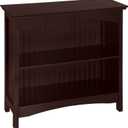 eHemco 2 Tier Bookcase with 2 Arched Supports, 29 Inches, Cherry