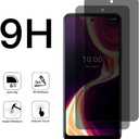 VIESUP [2 PACK Anti-spy Anti-Scratch 9H-Hardness Easy to Install Privacy Protective Glass Screen Protector for Boost Mobile Celero5G+ PLUS 7.0