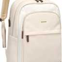Laptop Backpack for Women Travel Carry On Bag Weekender Business Multilayer Personal Item Backpack,16 Inch,WApricot
