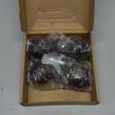 2" Ball Caster Wheels, Casters Set of 4 Brass Vintage Antique Caster 5/16" x 1 1/2" (8 x 38mm) Wheels Pole with Sleeve for Furniture, Chairs, Cabinets, casters Set of 4 Heavy Duty