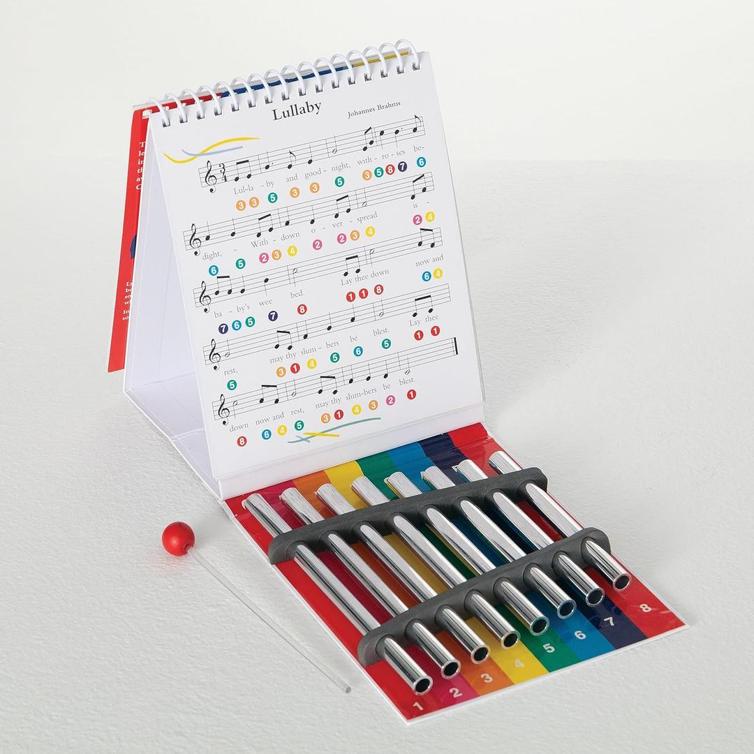 Woodstock Wind Chimes Mini Xylophone Mini Chimalong (7") Award Winning Christmas/Hanukkah Gifts for Kids, Boys and Girls Ages 3+, Childrens Musical Instruments, Educational Toys, Travel Size (CH1MINI)