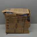 VERONES Large Tall Airtight Food Storage Containers, 10 PACK Plastic Airtight Kitchen & Pantry Organization, Ideal for Flour & Sugar Plastic Canisters with Labels (Black)