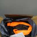 Large Family Standing Upright Camping Tent - Multi-Room Waterproof Tent with Screened Porch - Glamping Tent for Outdoor Camping & Family Vacation (Orange, 8-12 People)