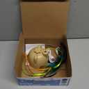 Interactive Cat Toys for Indoor Cats: Upgraded 360 Automatic Spin Flying Bird Feather Wand with Silicone Protected Rod Safe Play, Strong 8cm Suction Cup, USB-Rechargeable for Bored Kittens and Adult (Brown)