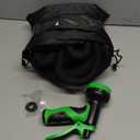 Flexi Hose Expandable Garden Hose with 8 Function Nozzle, 50FT - Lightweight Retractable Garden Hose, Water Hose - No-Kink Flexibility, 3/4 Inch Solid Brass Fittings and Double Latex Core (Black)