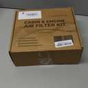 Engine Air Filter&Cabin Air Filter Combo Pack-Compatible with Subaru Crosstrek 2016-2017,Forester 2009-2018,Impreza 2008-2016,WRX 2012-2021,WRX STI 2013-2018,XV Crosstrek 2013-2015