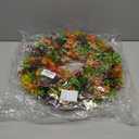 Fall Decor - 16 Inch Autumn Artificial Wreath - Fall Decorations for Thanksgiving, Halloween, Farmhouse, Harvest Home, Outdoor, Indoor, Window, Wall (Green,orange,red,yellow)