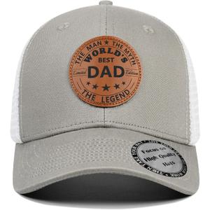 Dad Gifts from Daughter Son Family for Men,Unique Fathers Day Hat Gift for Christmas Birthday (One Size, 14.grey)
