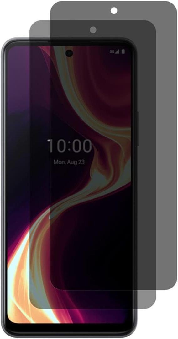 VIESUP [2 PACK Anti-spy Anti-Scratch 9H-Hardness Easy to Install Privacy Protective Glass Screen Protector for Boost Mobile Celero5G+ PLUS 7.0