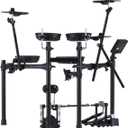 Roland TD-07DMK Electronic V-Drums Kit – Legendary Double-Ply All Mesh Head kit with superior expression and playability – Bluetooth Audio & MIDI – 40 FREE Melodics Lessons